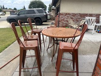 Bar stool and patio table $1