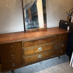 Vintage dresser with mirror