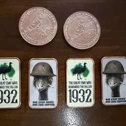 5 ounces of pure .999 avp copper coins