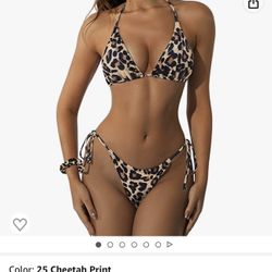 NEW Bikini w\ matching scrunchie! Sz M