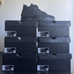 Air Jordan 4 Retro Black Cat Sizes 10, 10.5, 11, 11.5, & 13