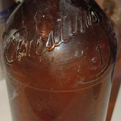 Vintage 1940s Austin A-1 Bleach Glass Bottle
