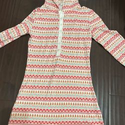 Cute Ginger Bread Pajama Shorts Jump Suit