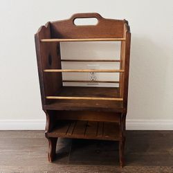 Vintage Wooden Magazine Rack With A Sing “Sing Until The Lord A New Song “ 25”