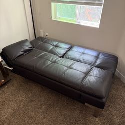 Sofa Futon Couch Leather