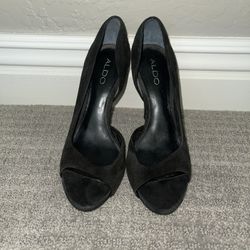 Aldo Suede Black Pumps Size 8