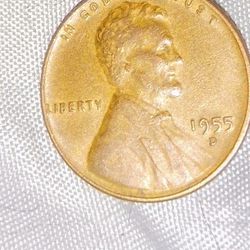 1955 D Wheat Penny 