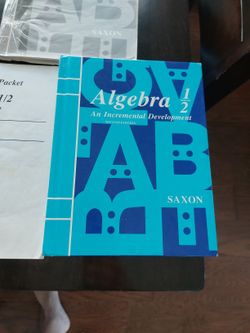 Saxon Algebra 1/2 Home Study Packet