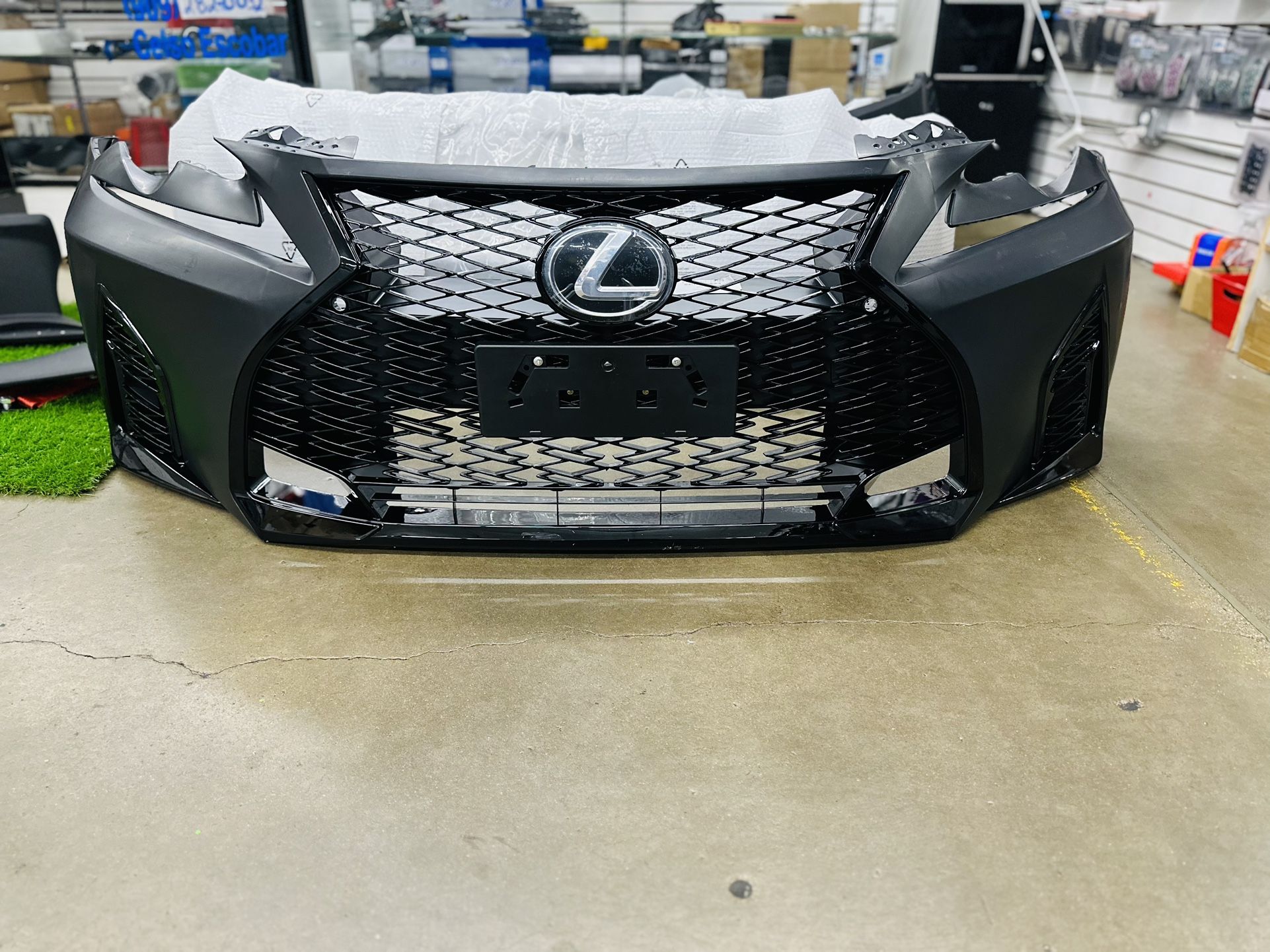 2014-2016 Lexus IS IS250 IS200t IS350 to 21 F-Sport style front bumper unpainted polyurethane 