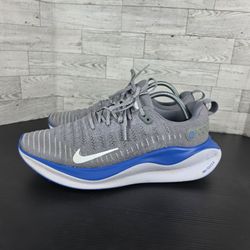 Nike ReactX Infinity RN 4 Men's Running Shoes Gray/Blue /White Size 11 FJ1221-011