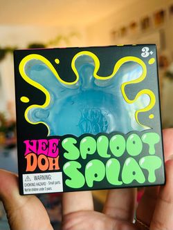 Needoh authentic sploot splat blue