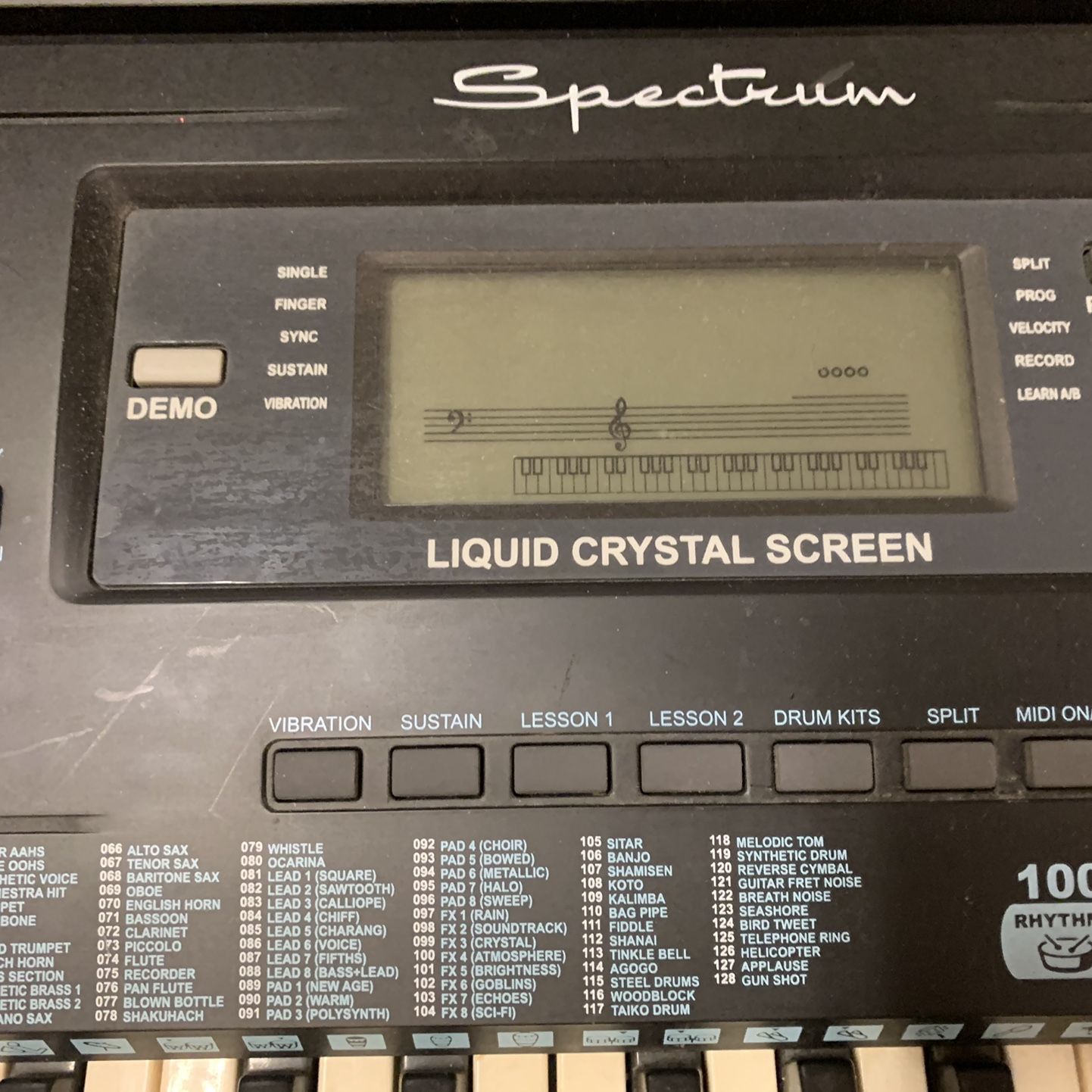 Spectrum Keyboard With Stand
