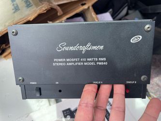 Vintage Soundcraftsmen PM840 Stereo 410 Watt Amplifier