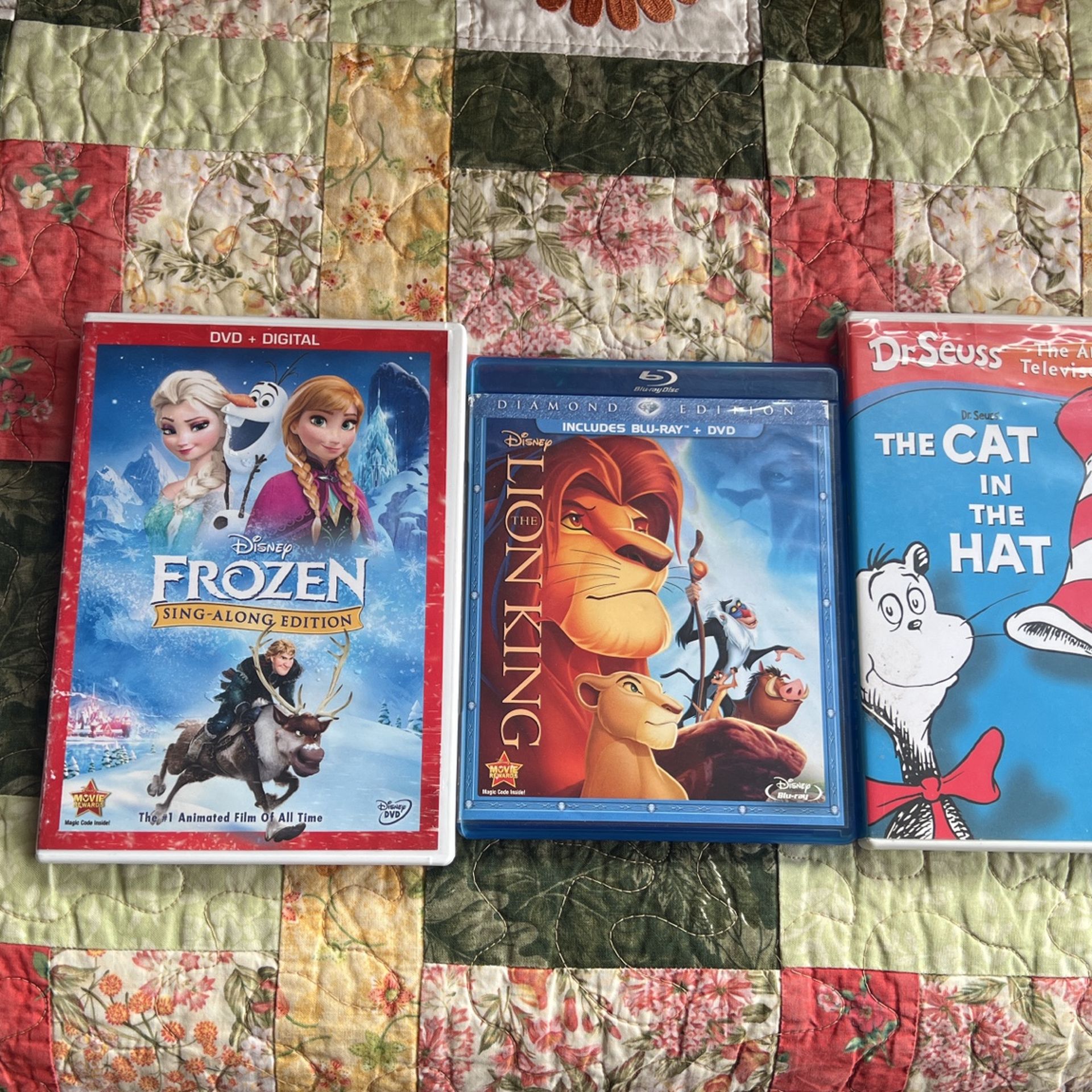Set Of 6 DVDs For Kids
