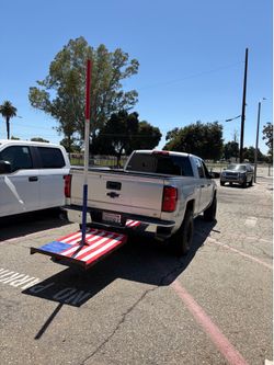 Tow hitch American flag dancing pole for 4th of July
