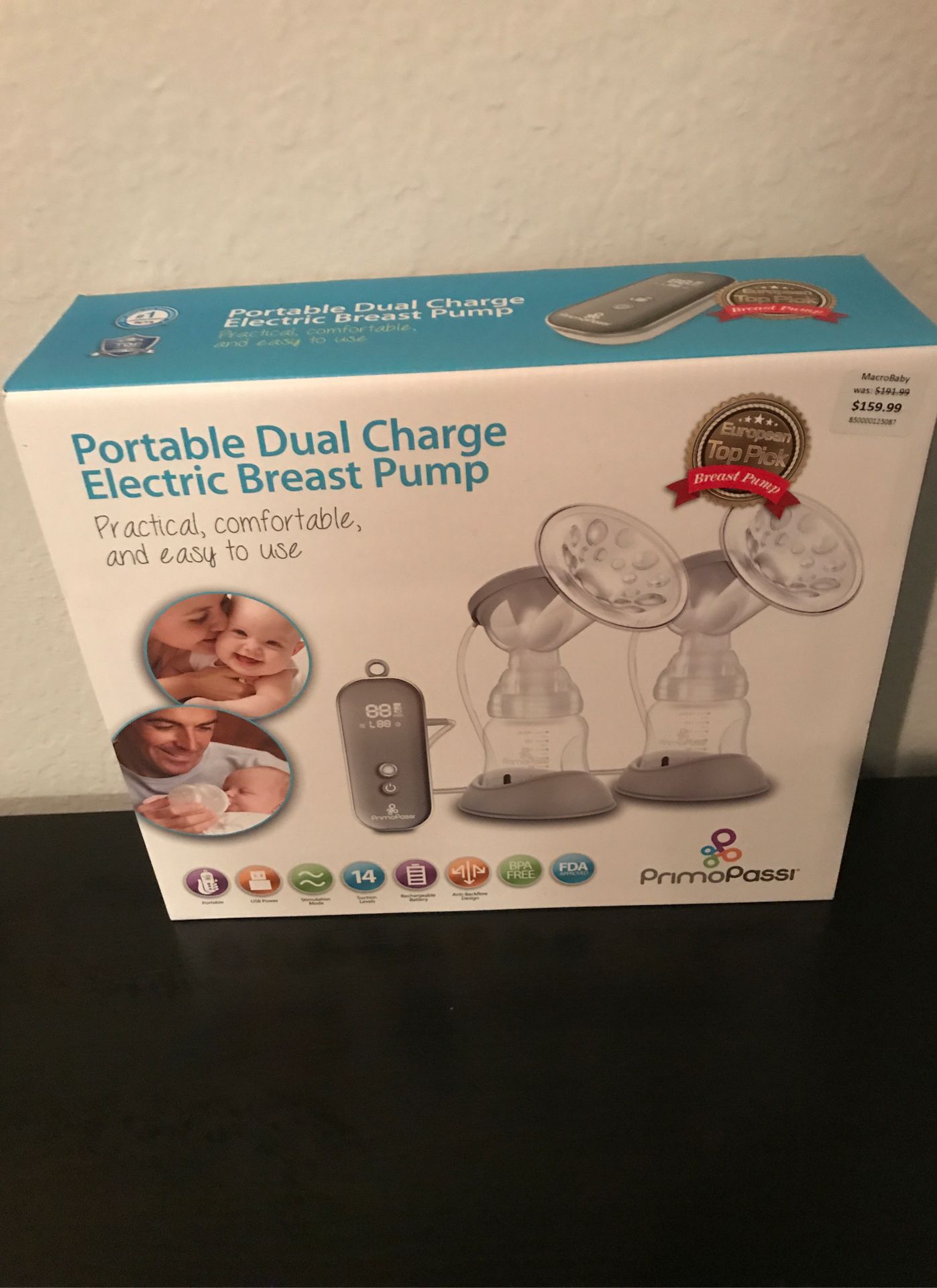 Portable dual change electric pump