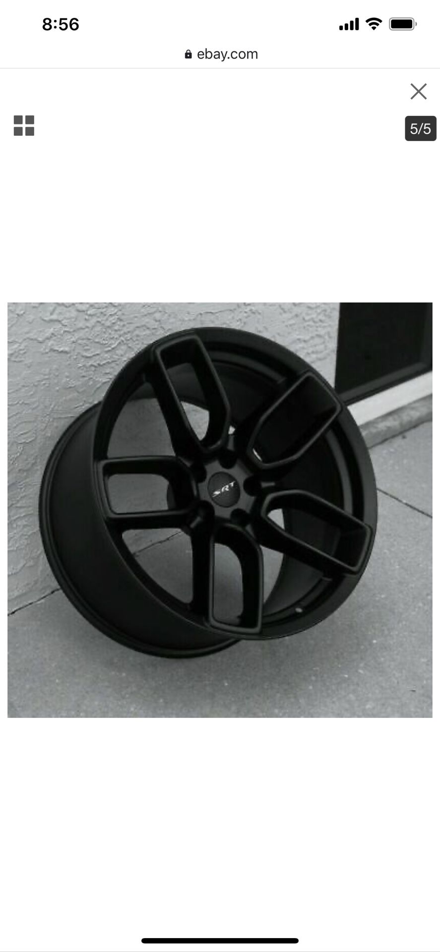 Dodge Charger challenger hellcat wheels 5x115