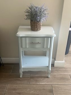 Light blue night stand