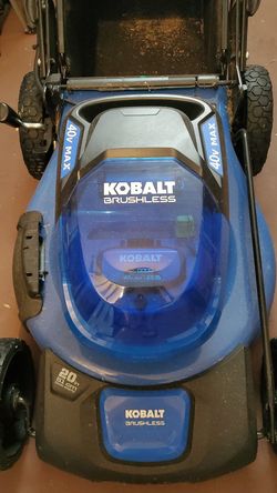 New Kobalt brushless 40-volt lawn mower