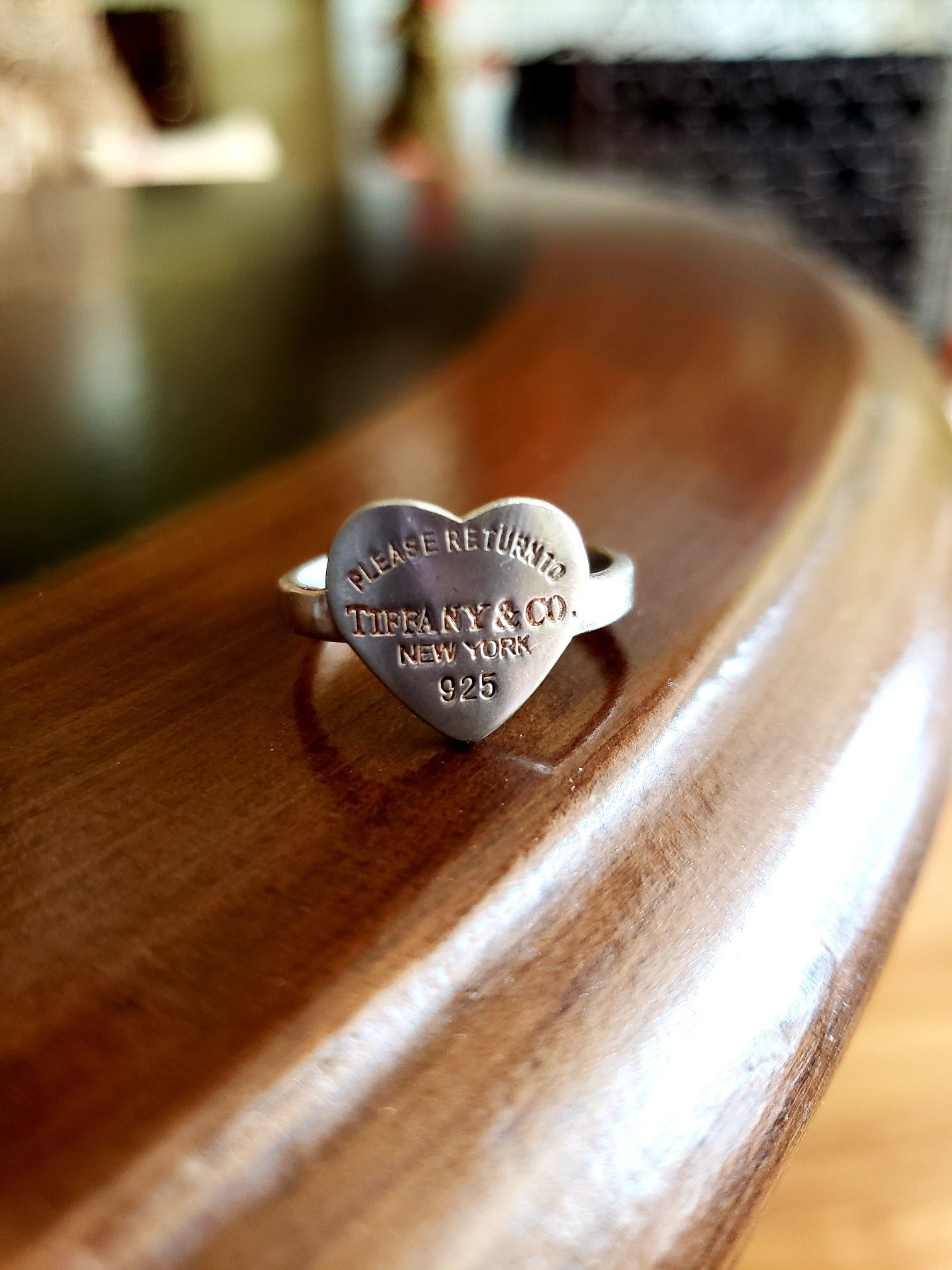 Tiffany & Co. Sterling Silver Heart Ring