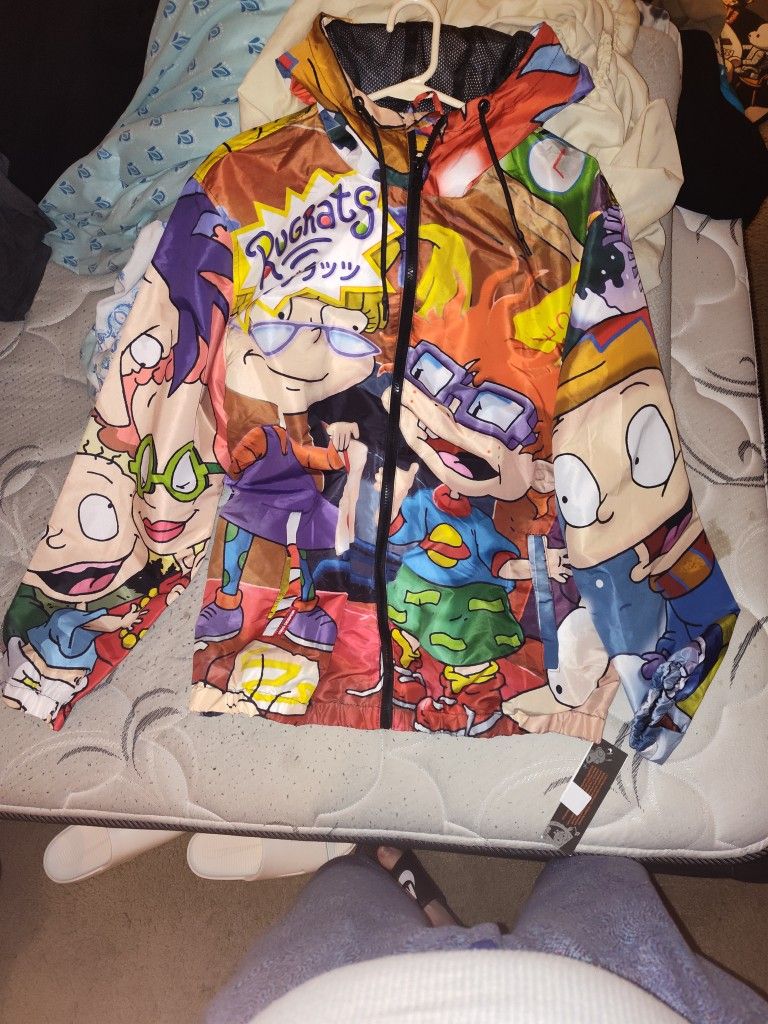 Rugrats Members Only Windbreaker Hoodie