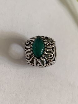 925 Sterling silver beautiful design Nay Birthstone Charm