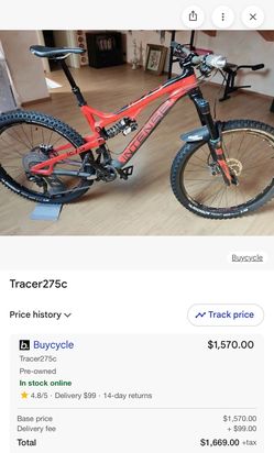Intense Tracer t275 mountain bike