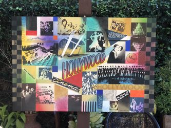 Hollywood Painting canvas Print