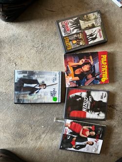 DVDs- 30 movies with adult themes. All are rated R.
