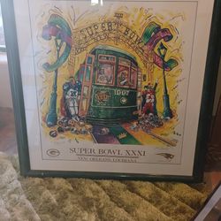 SUPER BOWL ASSORTED POSTER/ART COLLECTIBLES PRICED BELOW