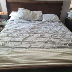 California King Bedframe/Mattress/Headboard