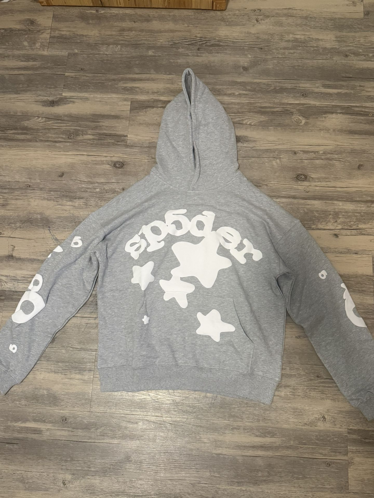 Grey Sp5der Hoodie