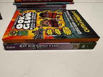 Cat Kid, Ook and Gluk & Captain Underpants Books