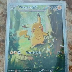 Ascended Heroes Pikachu Ex 267/217 