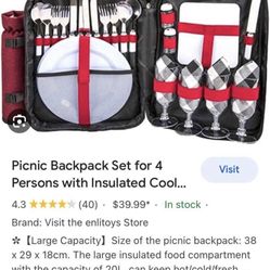 Picnic backpack