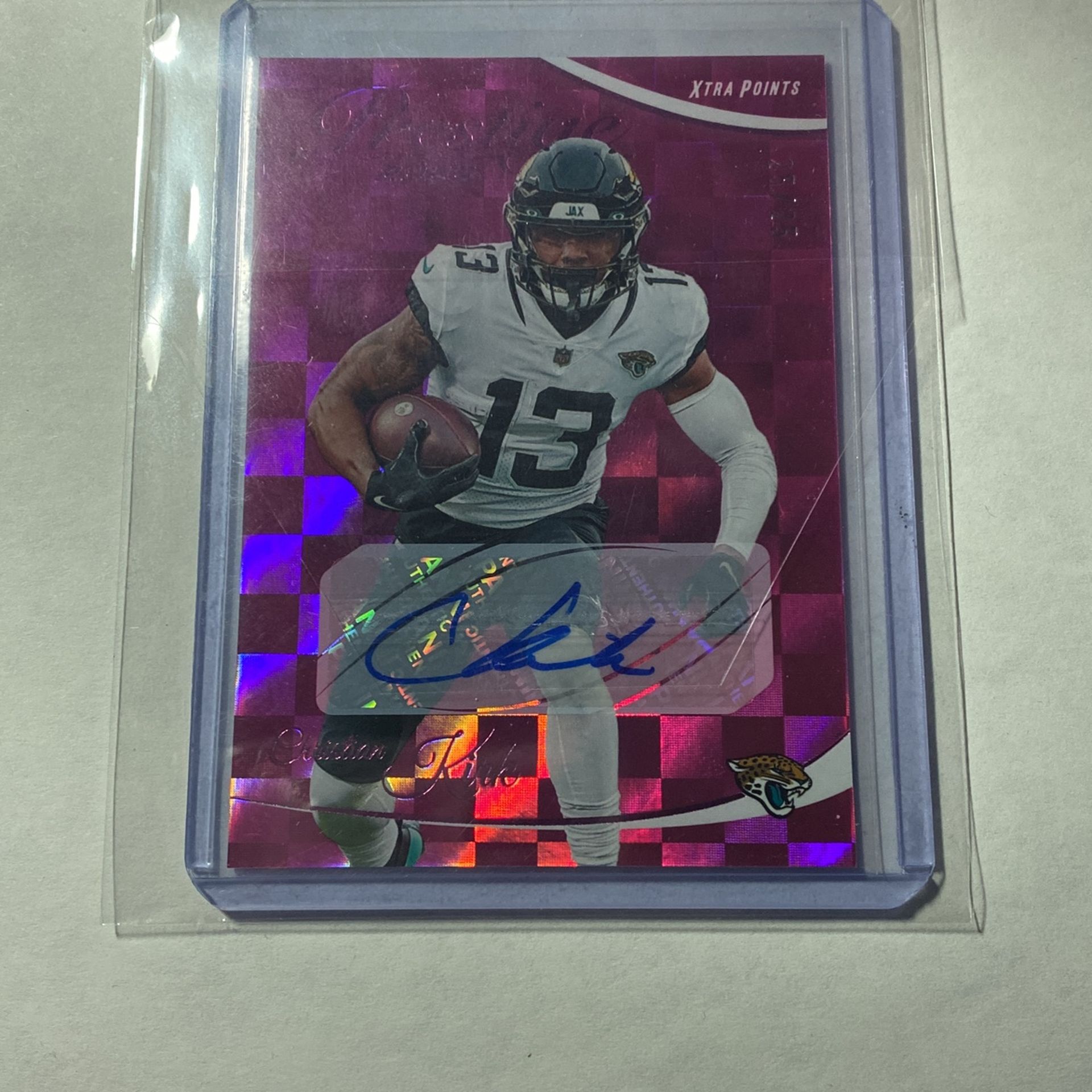 Christian Kirk /25 Autograph Football Card