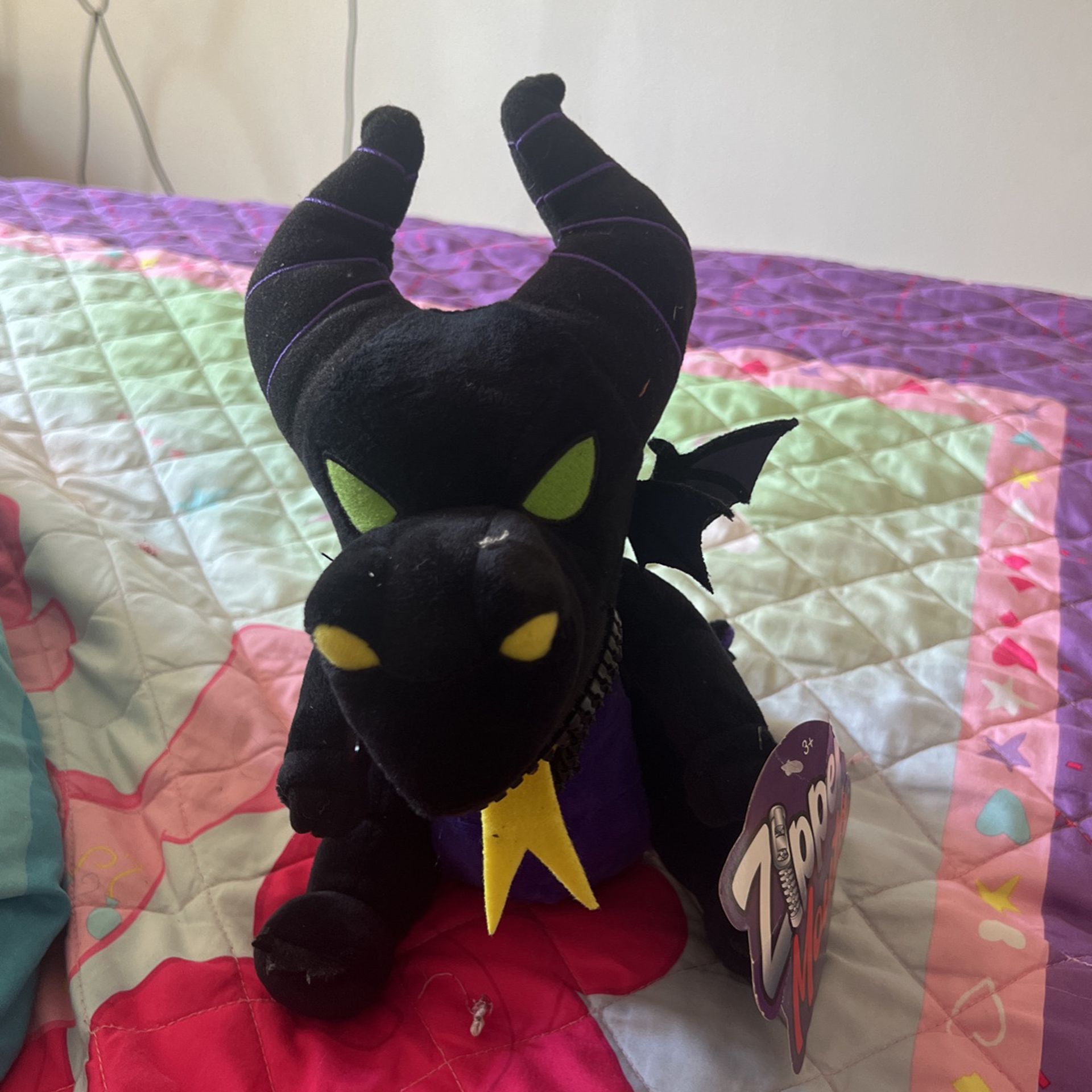 Disney Maleficent Dragon Plush Murphy Zipper Mouth for Sale in Lancaster,  CA - OfferUp
