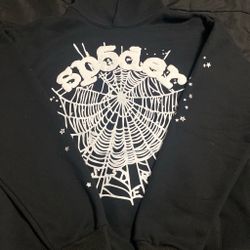 OG Black Spider Hoodie Size Large