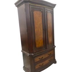 Vintage Large Wooden media Cabinet Armoire Cabinet Storage 
