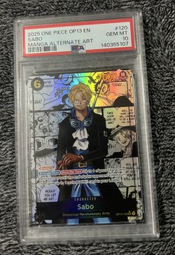 Sabo Manga “One Piece” PSA 10 