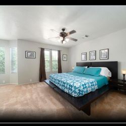 Cantoni Cal King Bed + Matching Nightstands