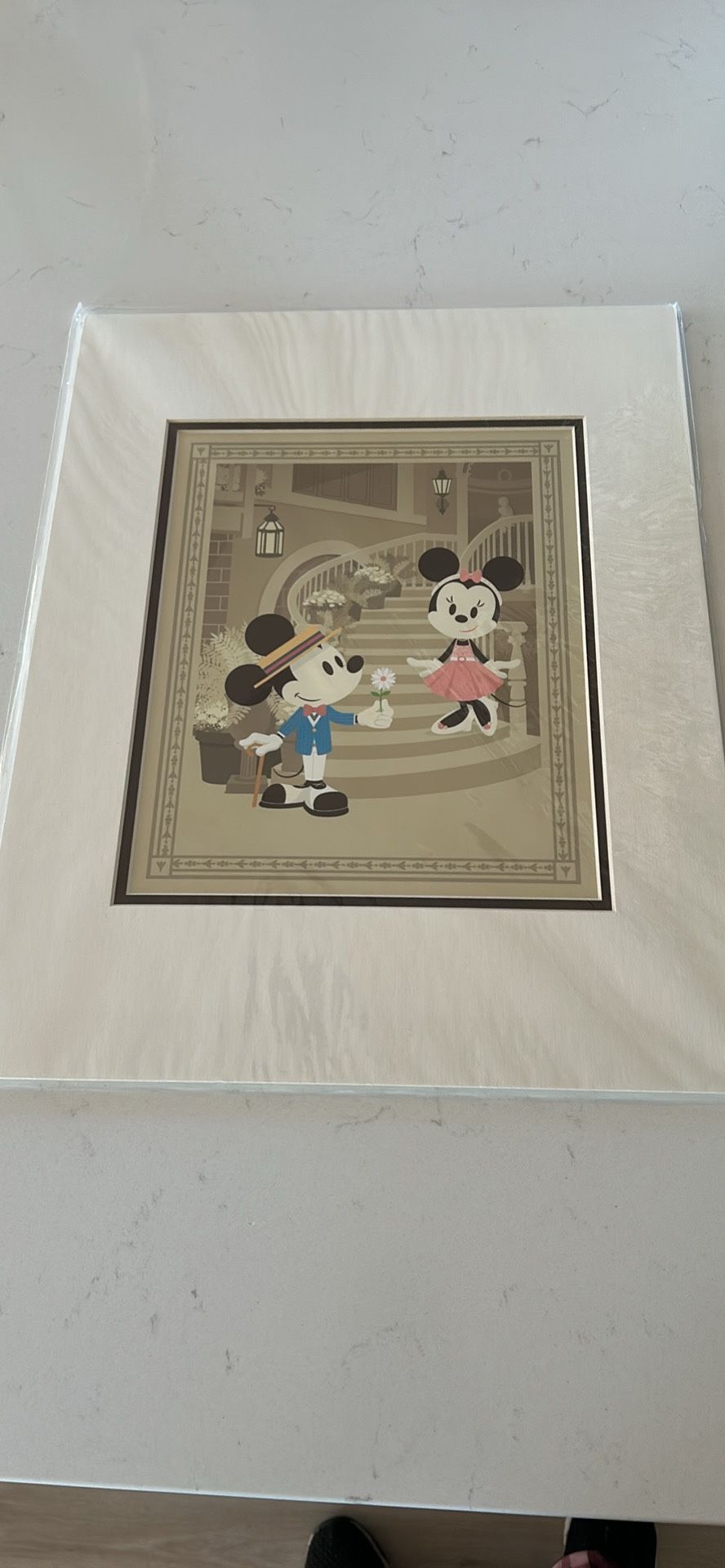 Mickey And Minnie Art Print