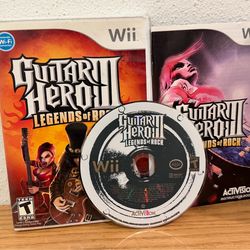 Nintendo Wii Guitar Hero 3 CIB