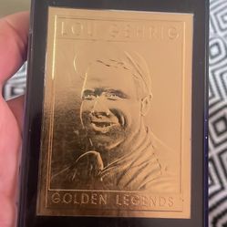 Golden Legends Baseball Card