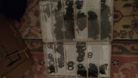 Two boxes of magnetic numbers