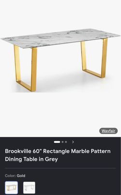 Marble table 60"