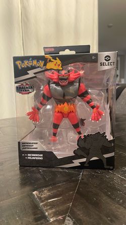 Jazwares pokemon select incineroar toy figure 6 in NIB