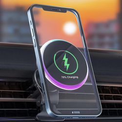 Magnetic Phone Holder for Car, Car Holder for iPhone (360° Rotation) Mobile Phone Car Holder Compati