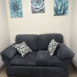 Fabric Loveseat Couch 