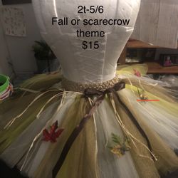 Fall/scarecrow Tutu